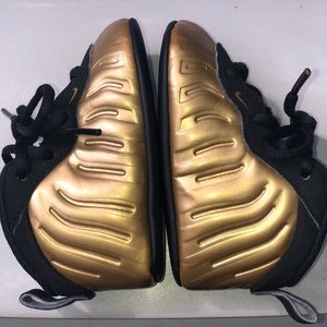 Nike Foamposites Metallic Gold Toddler 3c